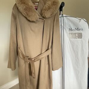 Max Mara Studio Pure Virgin Wool Fur Jacket